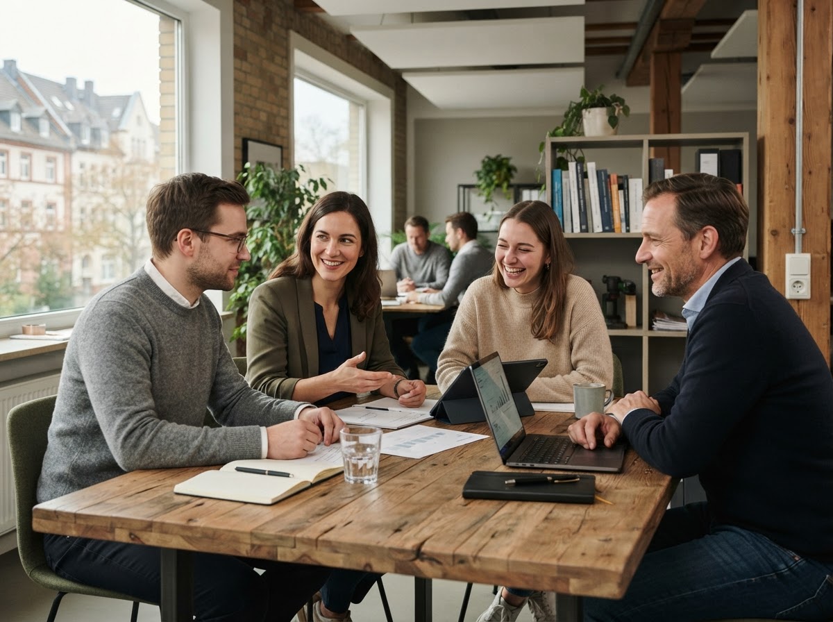 Silber Ertragfels Team bei der Arbeit an Datenmodellen